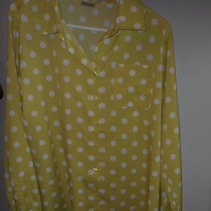 NEW Lime Green Blouse by VanHeusen